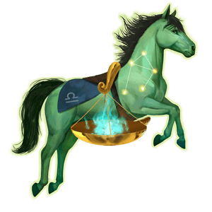 astrologisches pferd waage