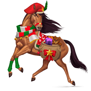 göttliches pferd buon natale