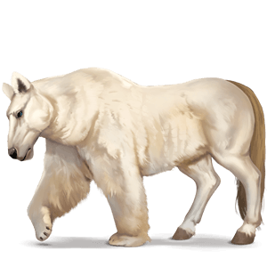 wildpferd eisbär