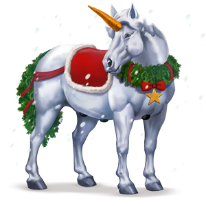göttliches pferd frohe weihnachten