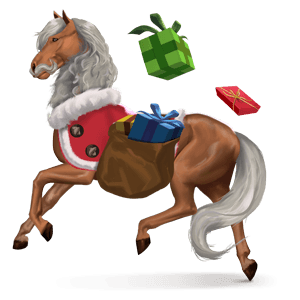 göttliches pferd joyeux noël