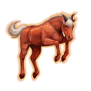 astrologisches pferd widder