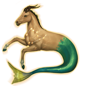 astrologisches pferd steinbock